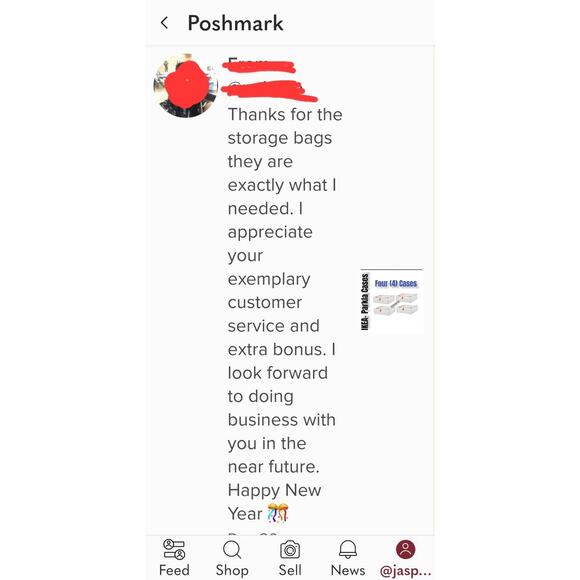 IKEA PÄRKLA - Set of Four (4) IKEA Roomy Sturdy Storage Reusables Case Tote - Picture 2 of 15